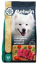 Сухой корм для собак ADULT от 1 года до 7 лет с говядиной, томатом и шпинатом